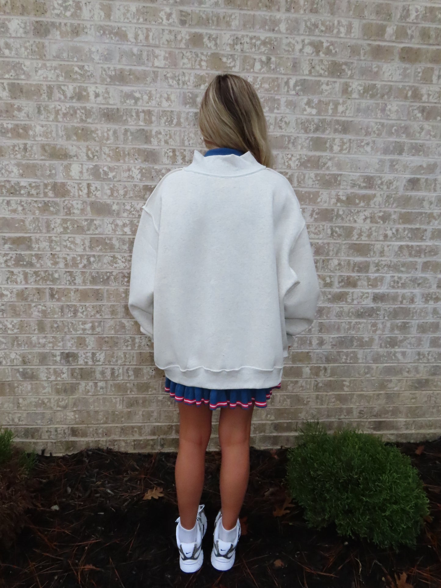 Mother/Cool Mom Reversible Mock Neck