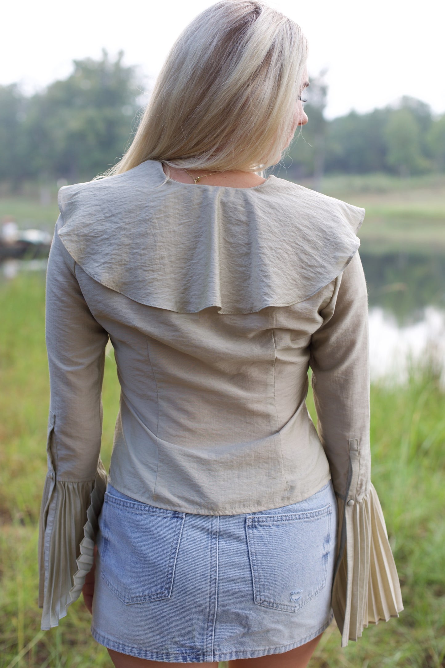 Tan Blouse