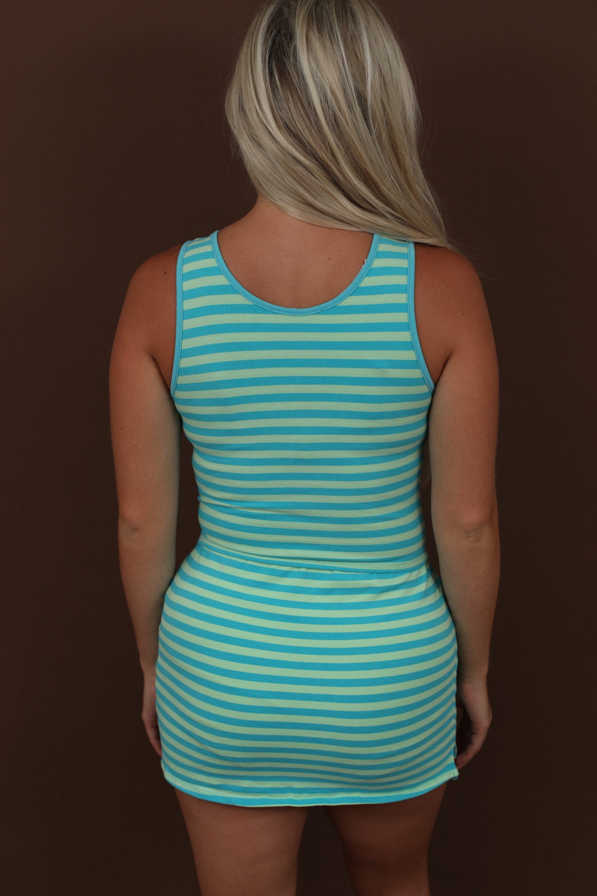 Striped Tank & Skort Set