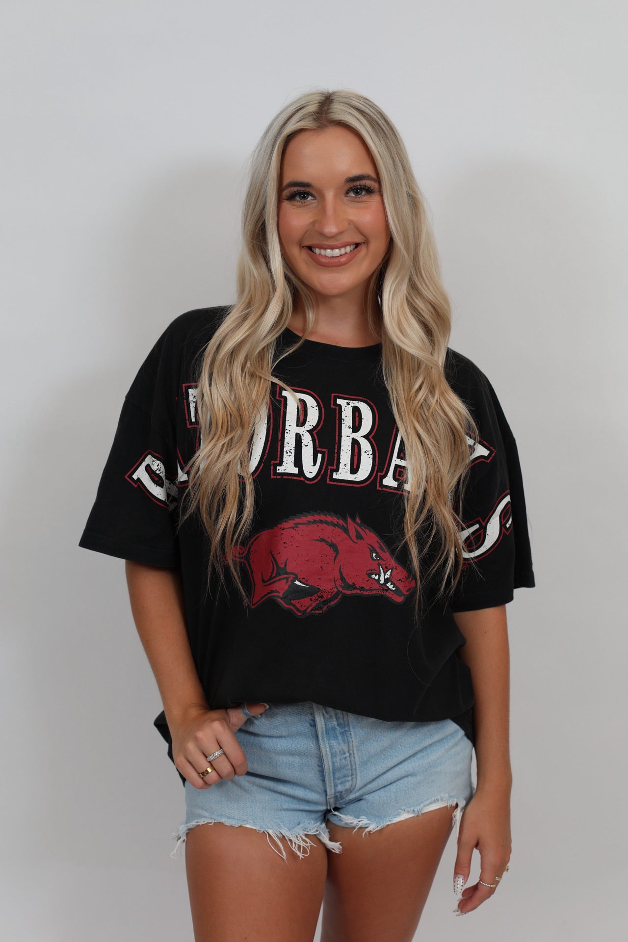 Razorbacks Oversized Graphic Tee