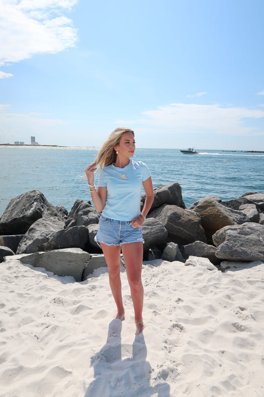Shell Baby Tee
